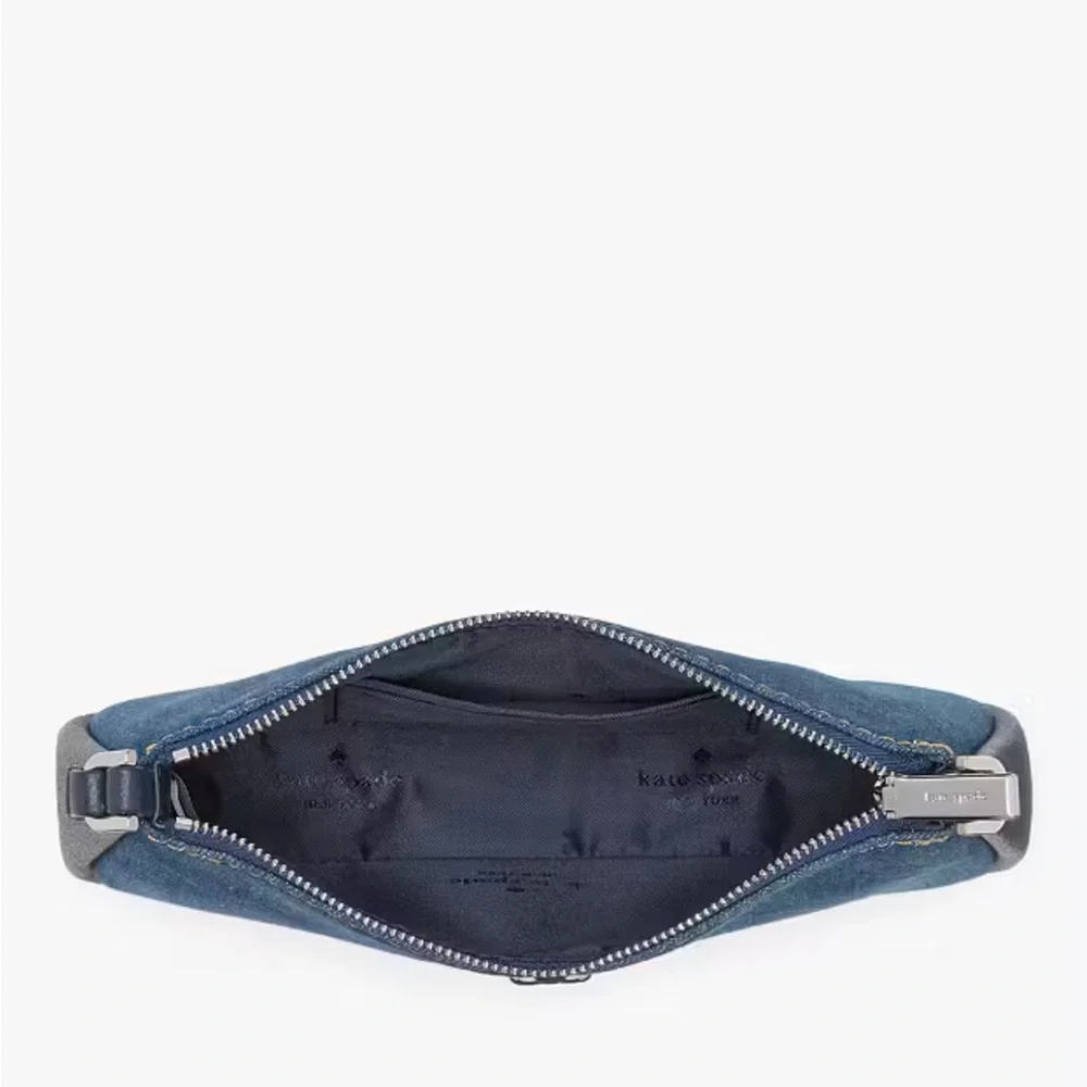 NWT Kate spade Kayla Denim Blue Convertible Wristlet KK119
